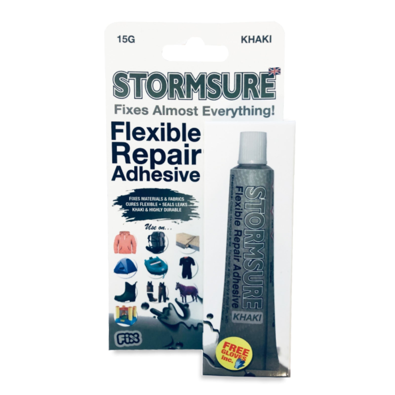 Stormsure Khaki Flexible Repair Adhesive 15g