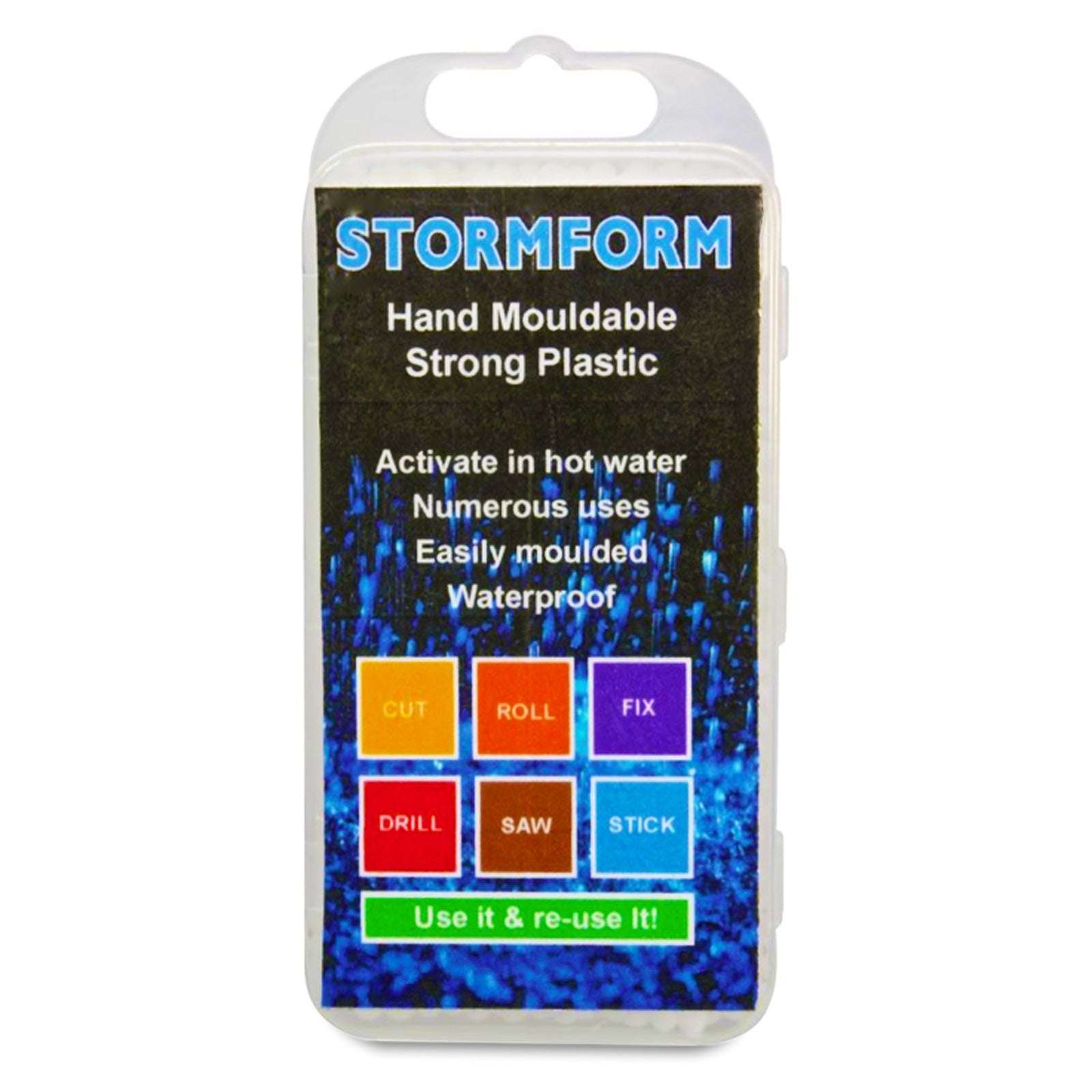Stormform White Mouldable Thermoplastic Pellets 70g