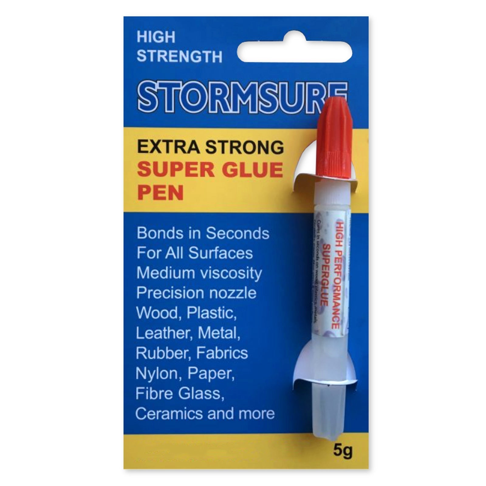Stormsure Clear Super Glue Pen 5g