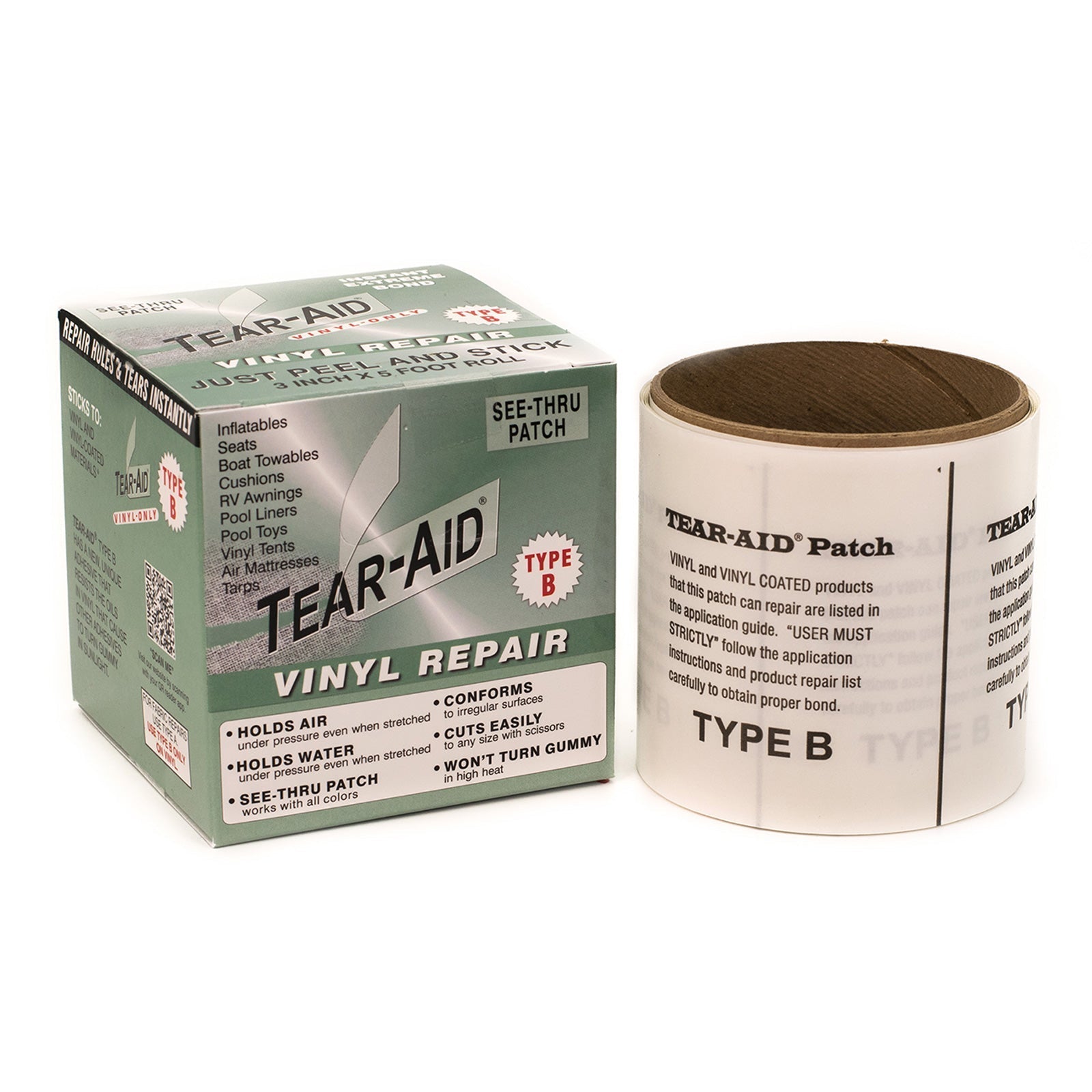 Tear-Aid Type B Vinyl Repair Roll 1.5m