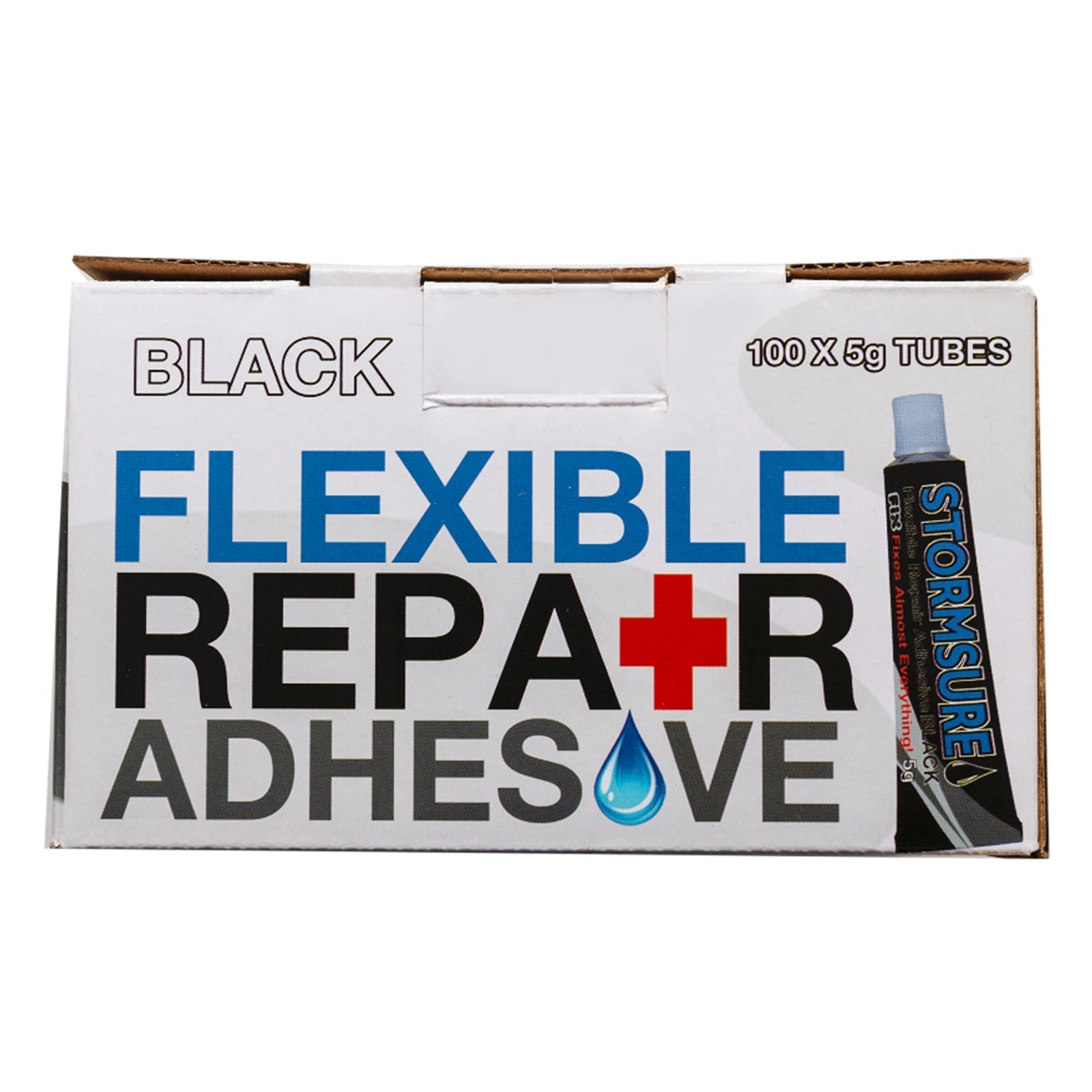 Stormsure Black Flexible Repair Adhesive 5g (100-Pack)