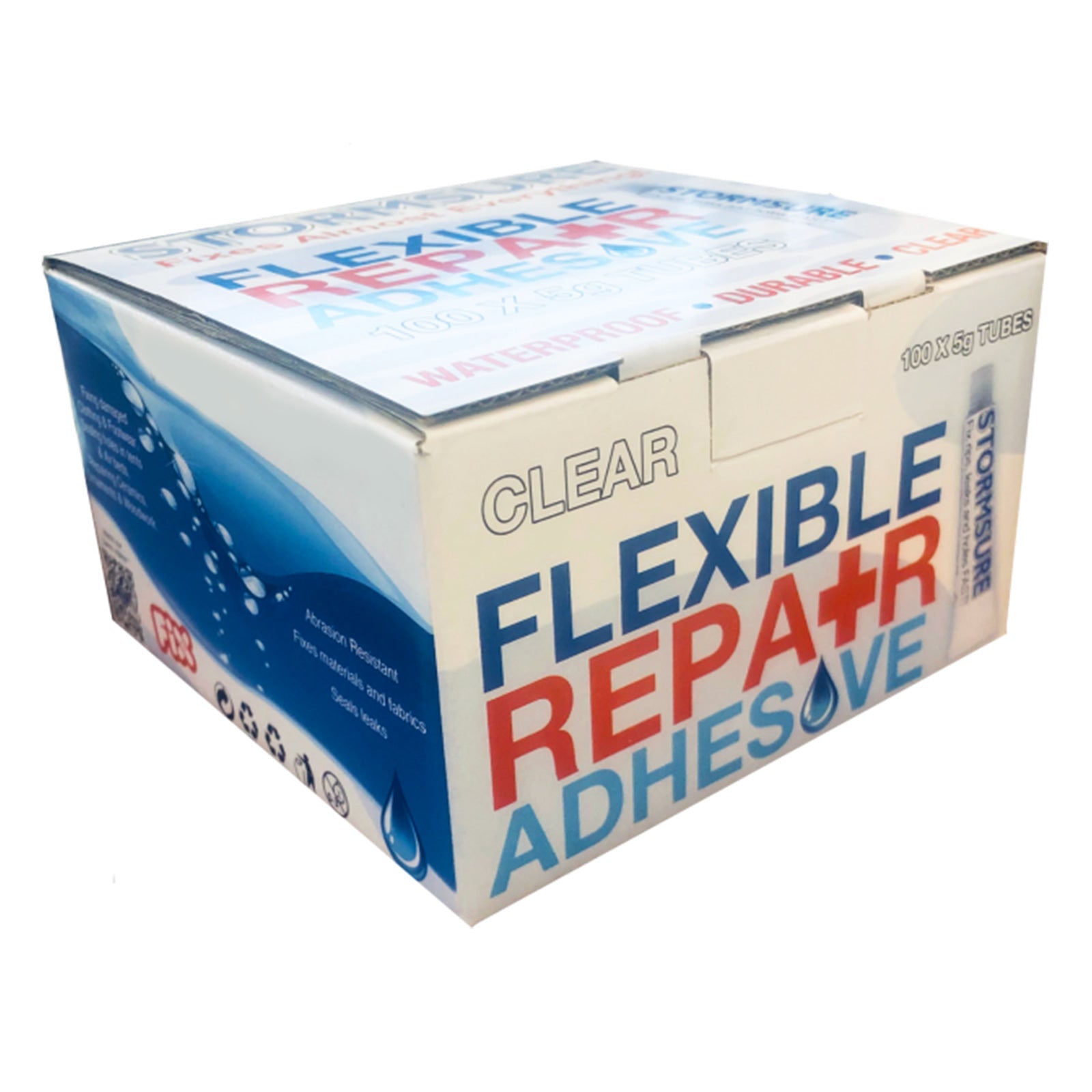 Stormsure Clear Flexible Repair Adhesive 5g (100-Pack)